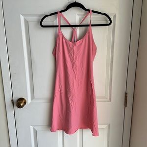 Outdoor voices pink dress with built in shorts. Gently worn